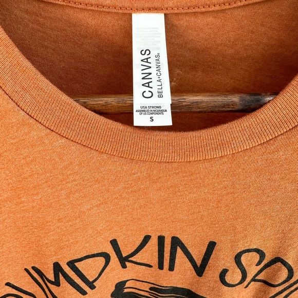 Heather Autumn Pumpkin Spice Coffee Tee T-Shirt - Picture 4 of 4